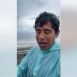 En Ventanilla Tonameca, reportan cocodrilos que están apareciendo en Playas y Mar.