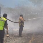 Atención oportuna ante incendio en Arroyo González