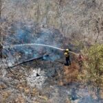 Atención oportuna a incendio en Cuajinicuil