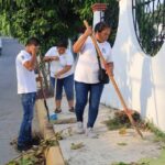 Jornada de limpieza de calles en Santa María Huatulco